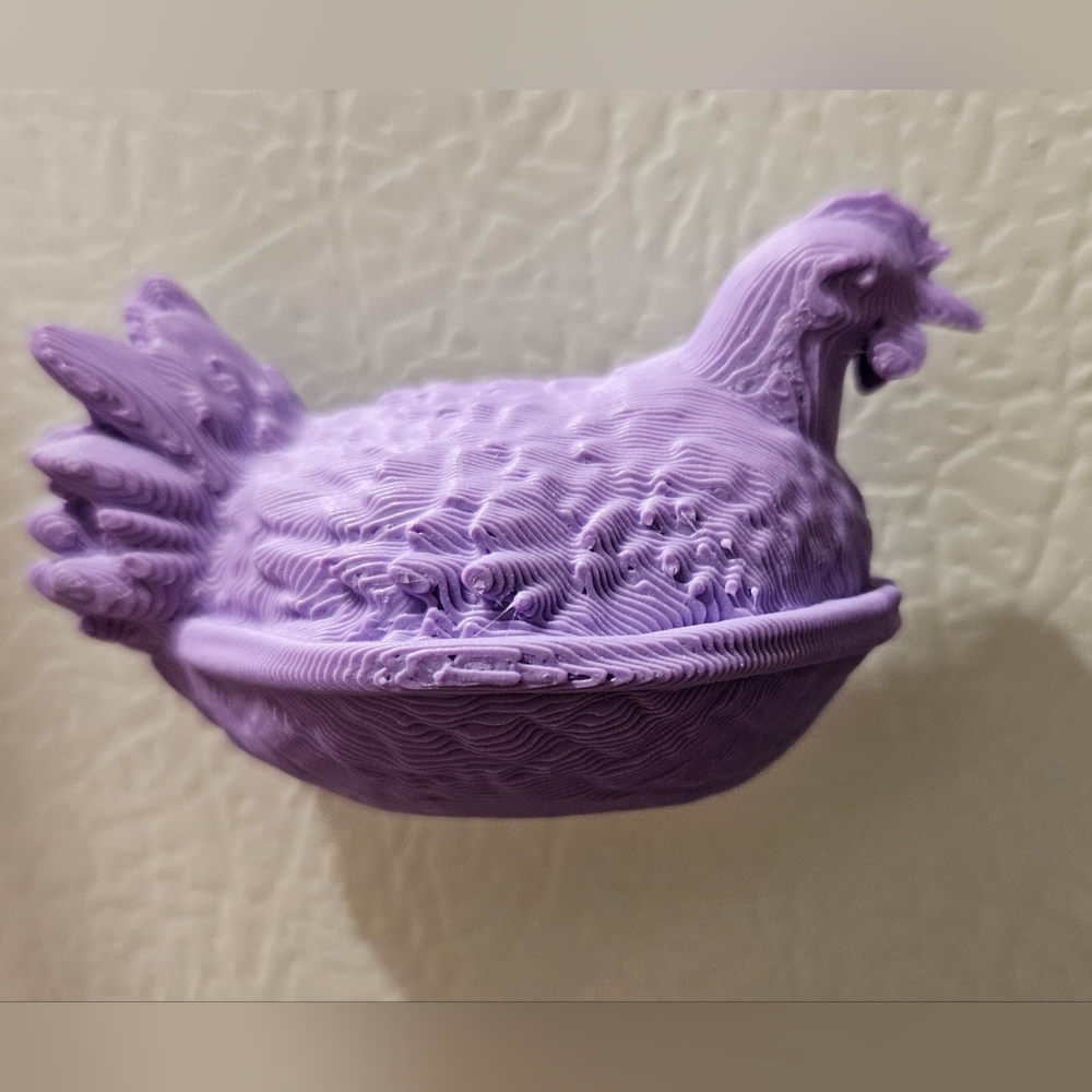 Hen On Nest 3 D Magnet